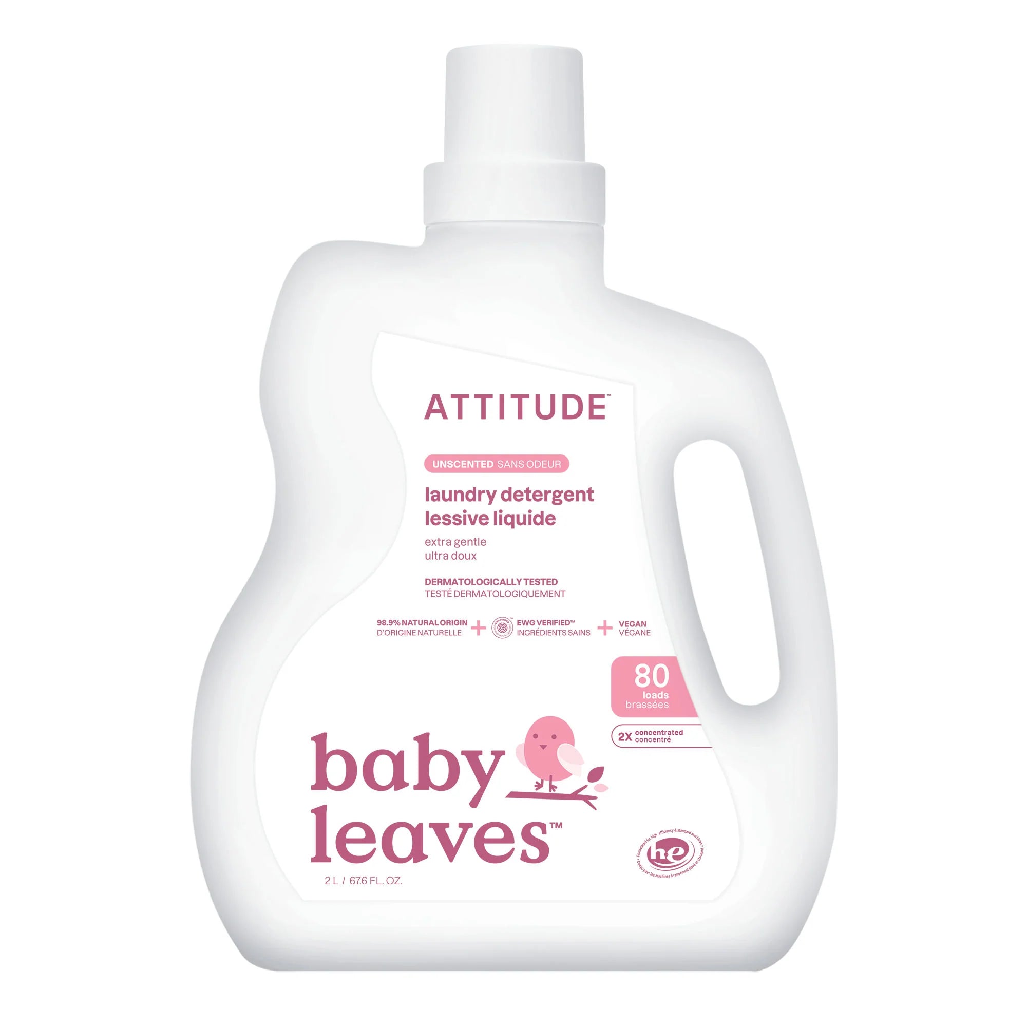 Baby Laundry Detergent Unscented-67.6 FL. OZ. - 80 loads