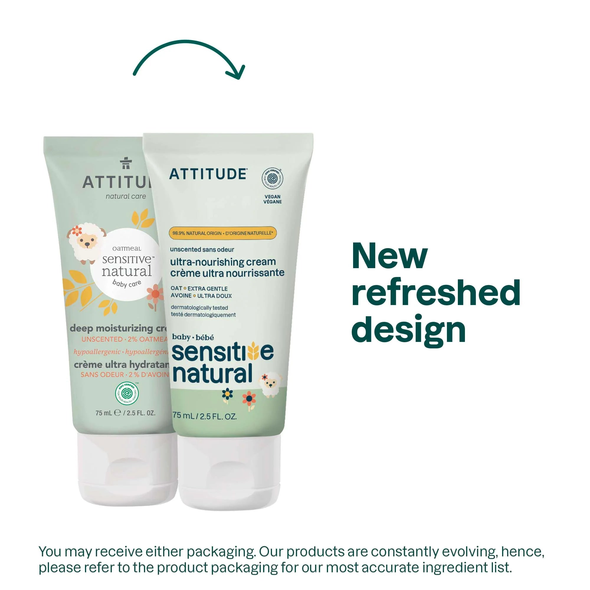 Baby Cream - Sensitive Skin Unscented-2.5 FL. OZ. - View 3