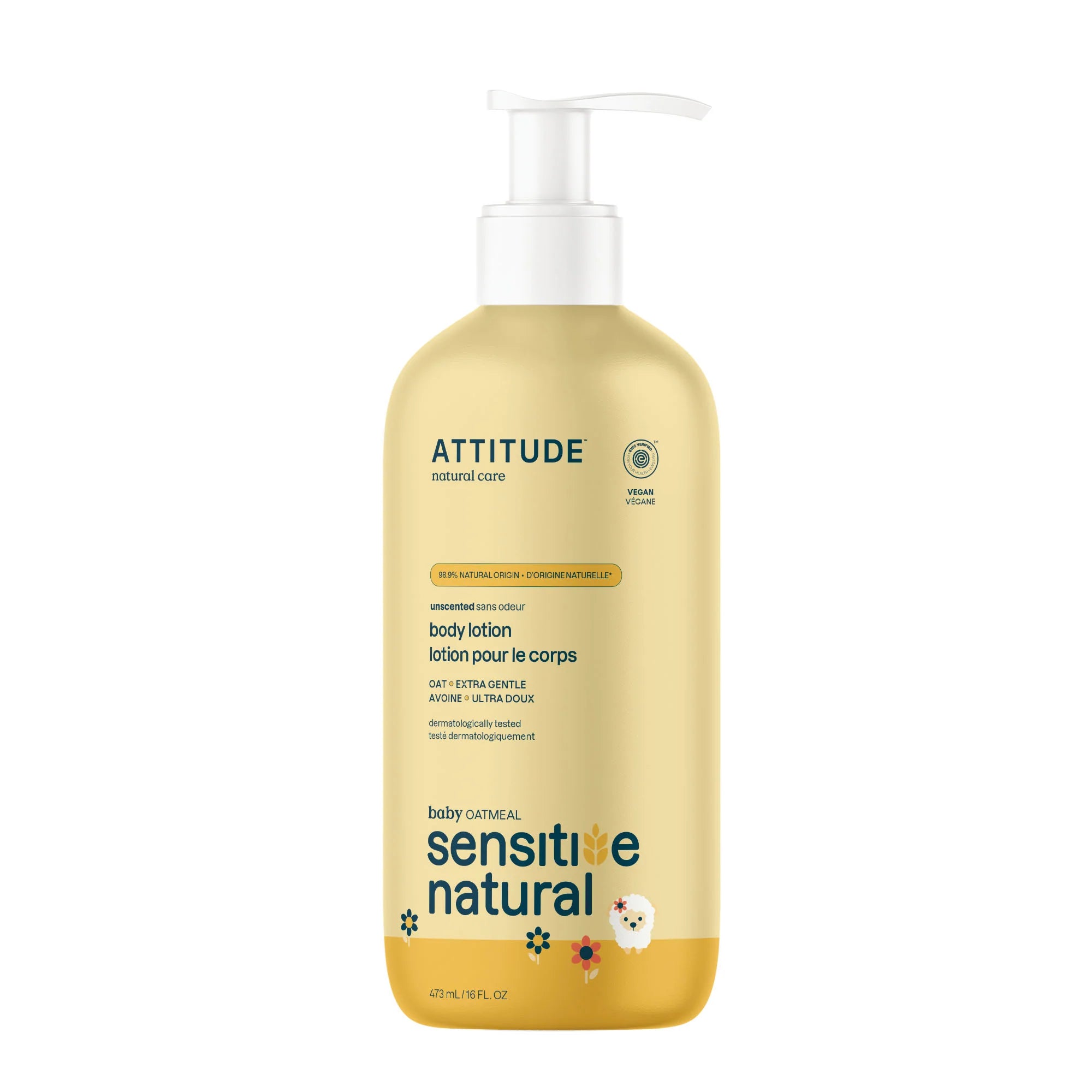 Baby Body Lotion - Sensitive Skin Unscented-16 FL. OZ.