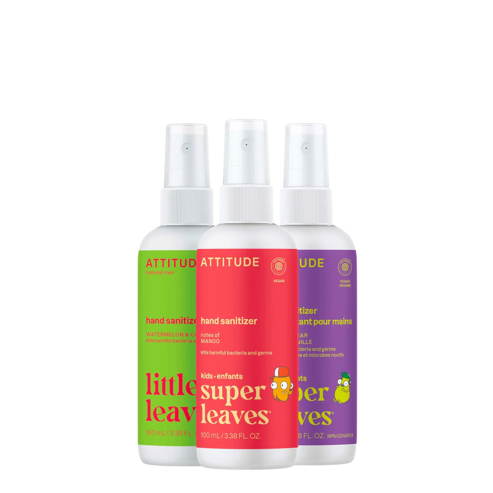 Kids Hand Sanitizer 3-pack Assorted Fragrances-3 x 3.38 FL. OZ.