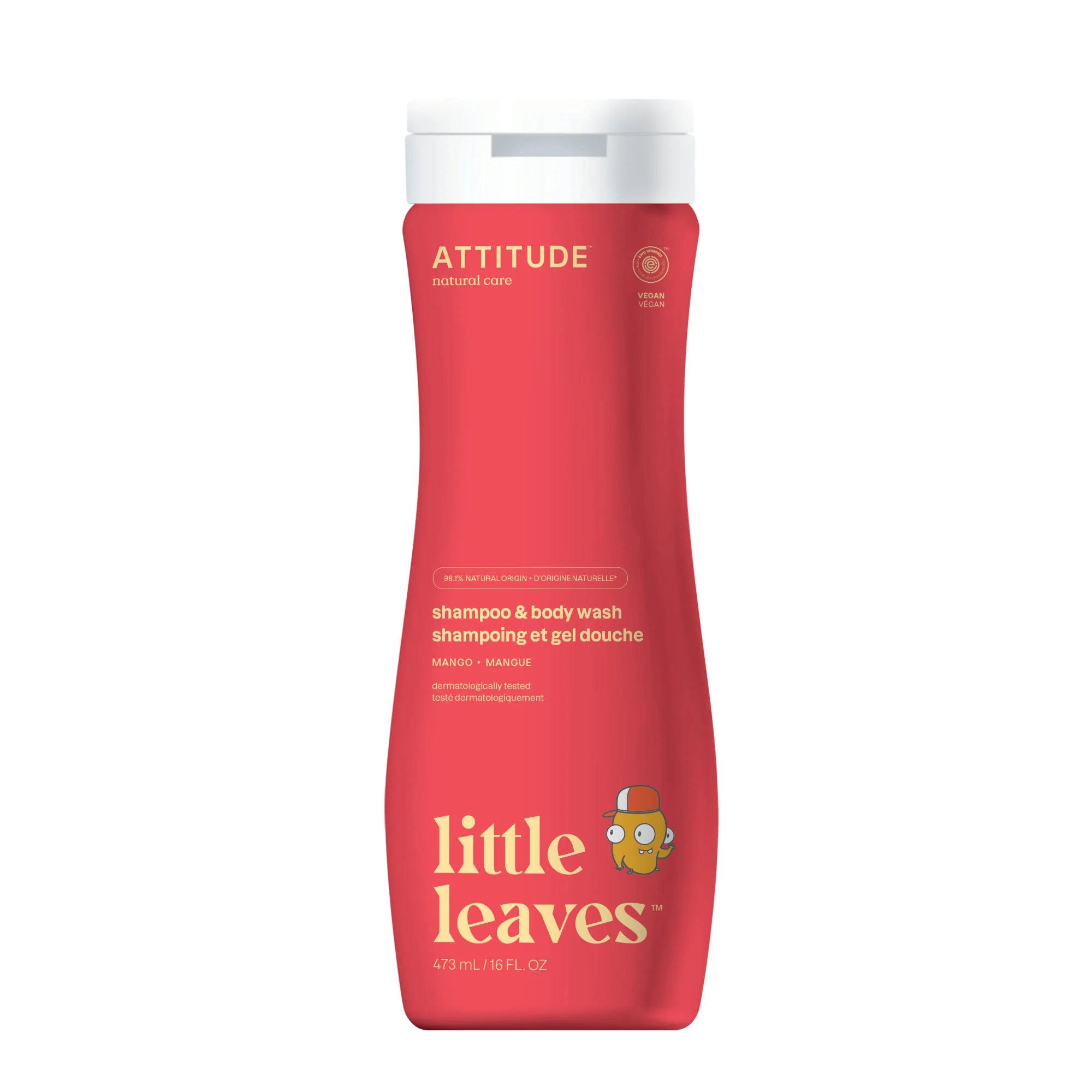 2-in-1 Kids Shampoo & Body Wash Mango-16 FL. OZ.