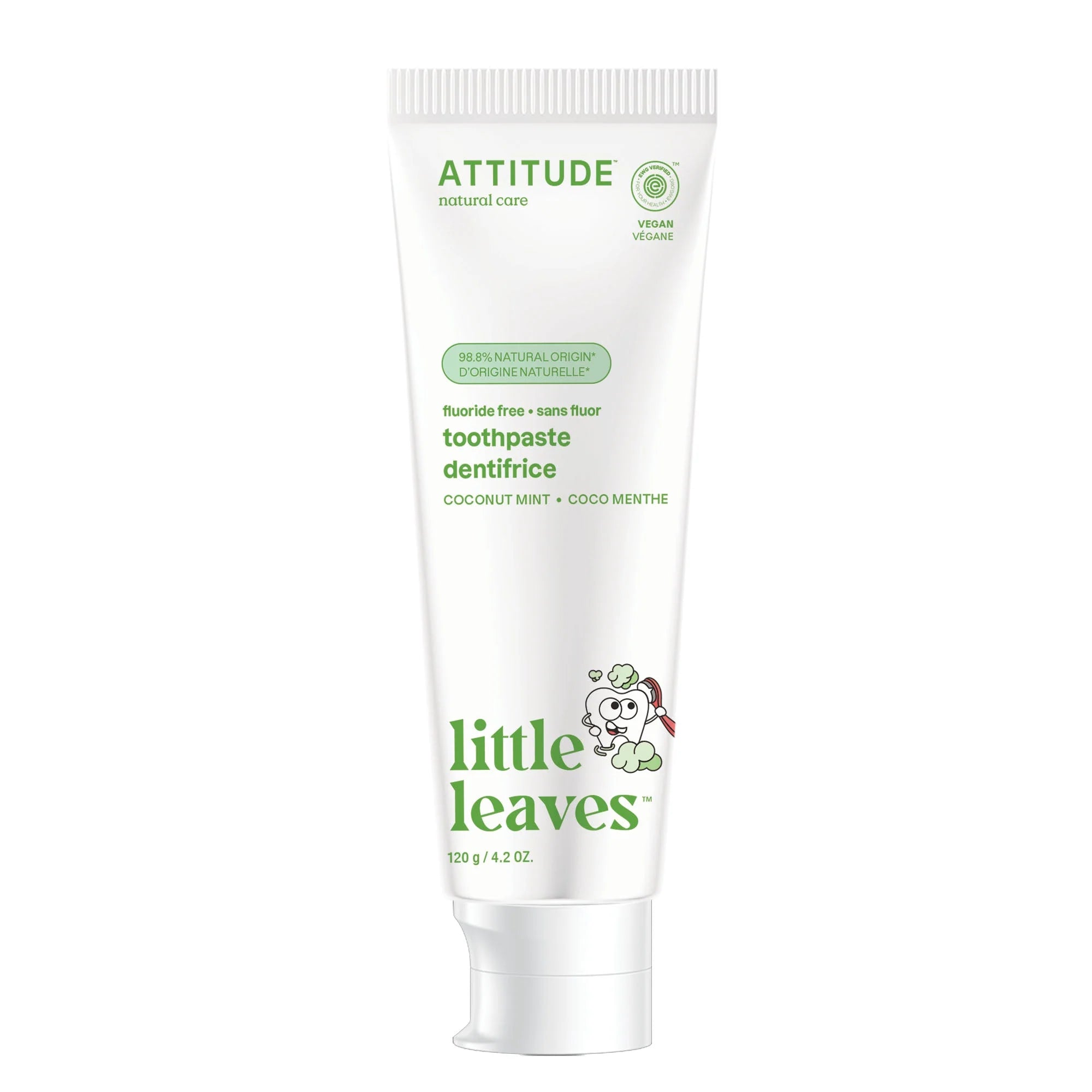 Kids Fluoride Free Toothpaste Coconut Mint-4.2 OZ.