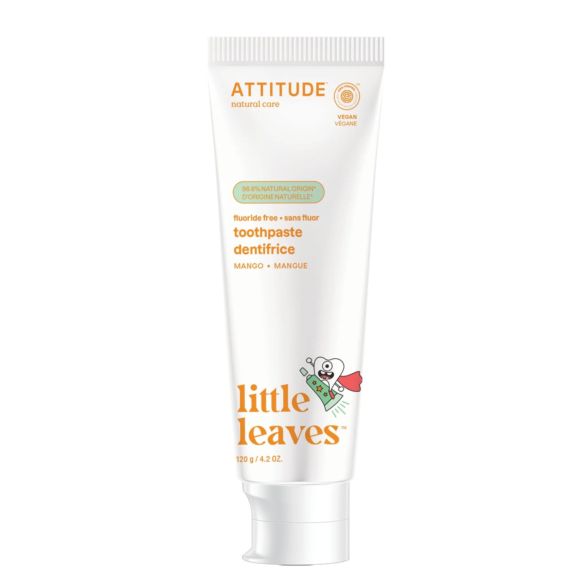 Kids Fluoride Free Toothpaste Mango-4.2 OZ.