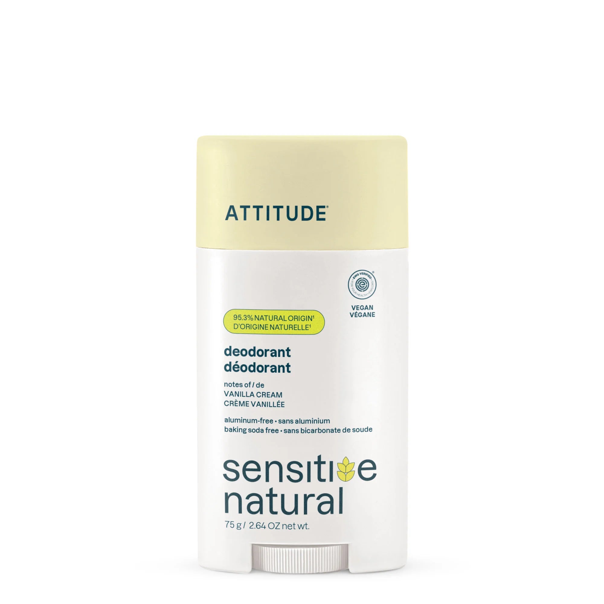 Deodorant - Sensitive Skin Vanilla Cream-2.64 OZ