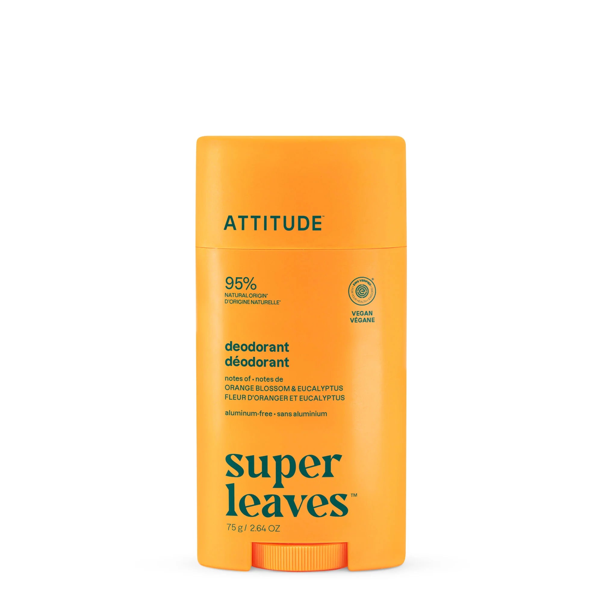 Deodorant - Aluminum-free Orange Blossom & Eucalyptus-2.64 OZ.