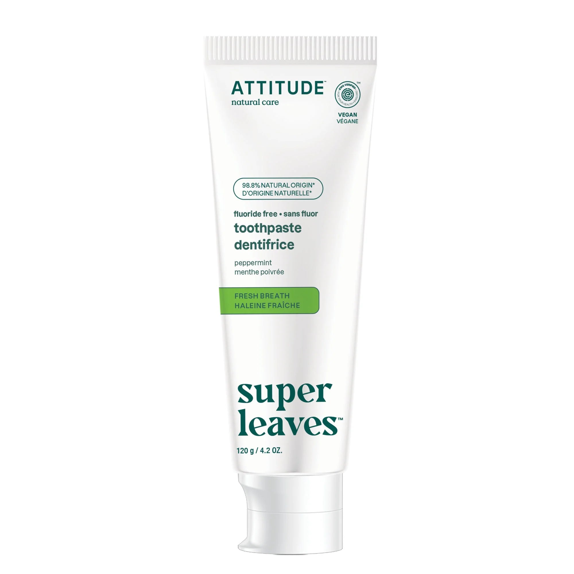 Fluoride-free Toothpaste - Fresh Breath -4.2 OZ.