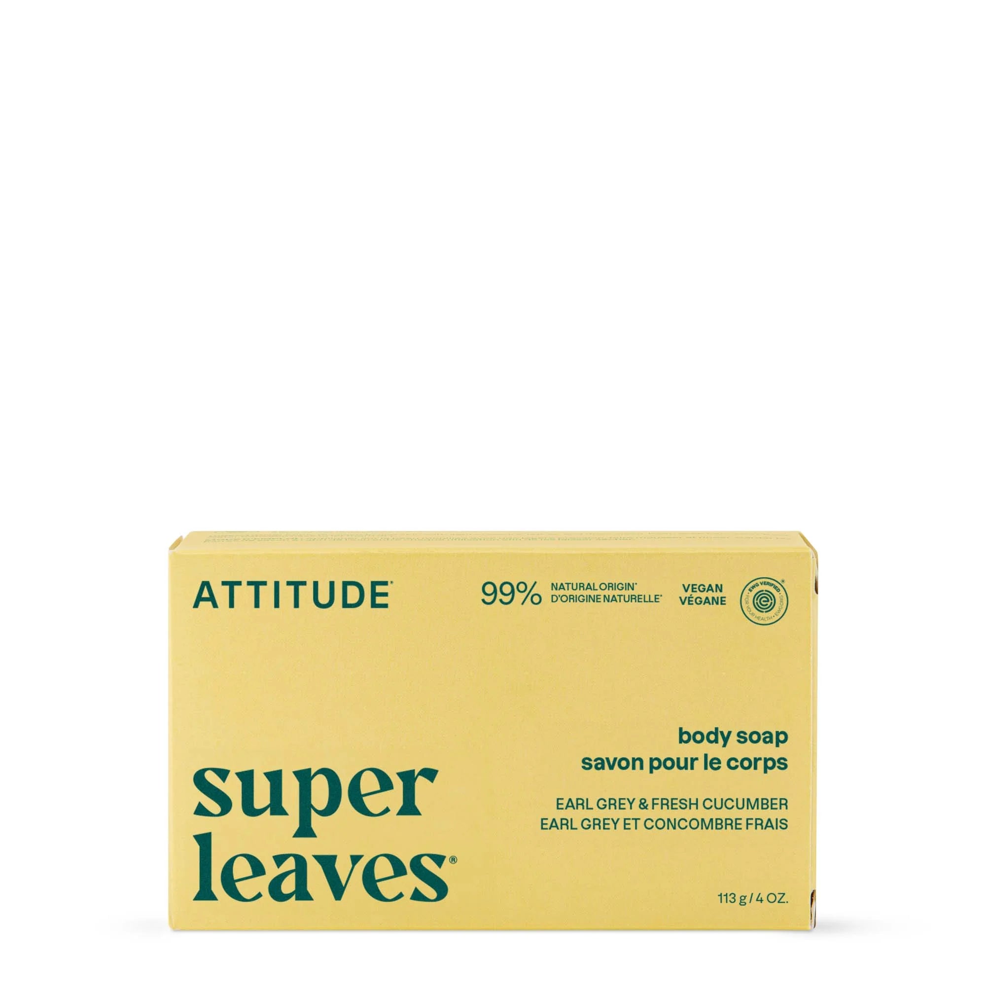 Body Soap - Bar Earl Grey & Fresh Cucumber-4 OZ.
