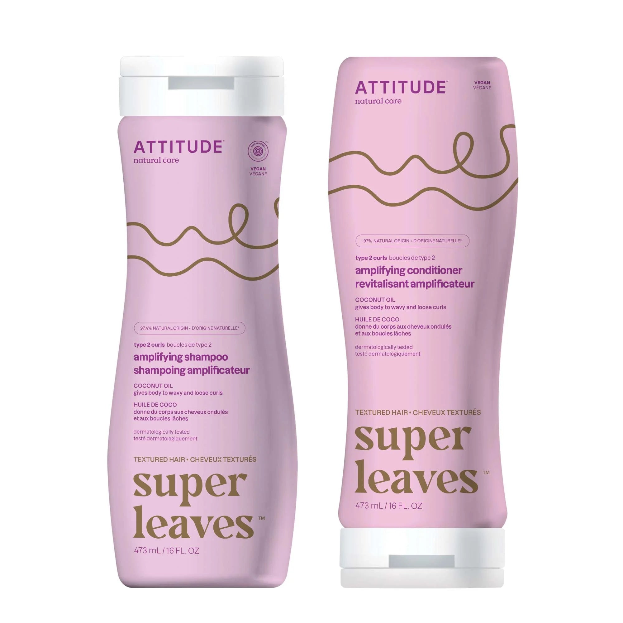 Amplifying Hair Duo - Curly Hair Coconut Oil-Bundle