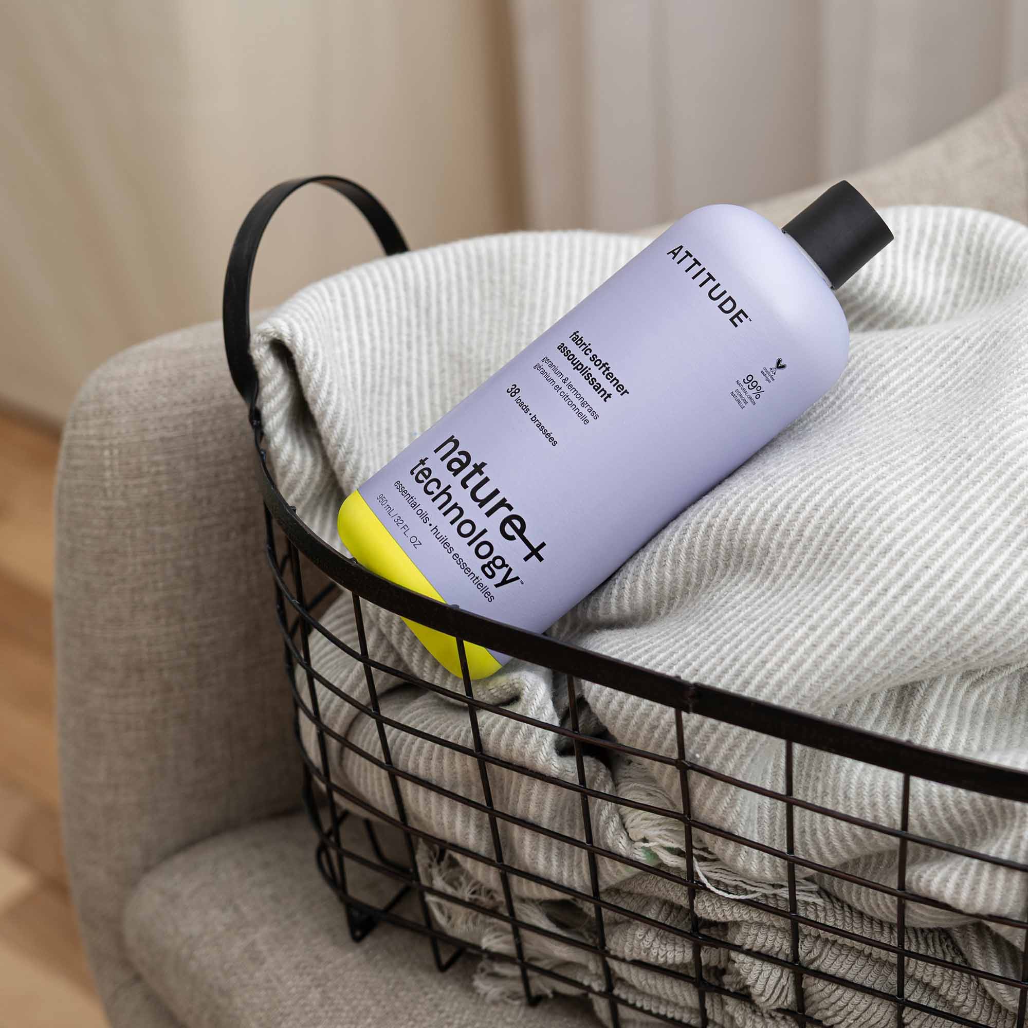 Fabric Softener - Essential Oils -Geranium & Lemongrass - View 2