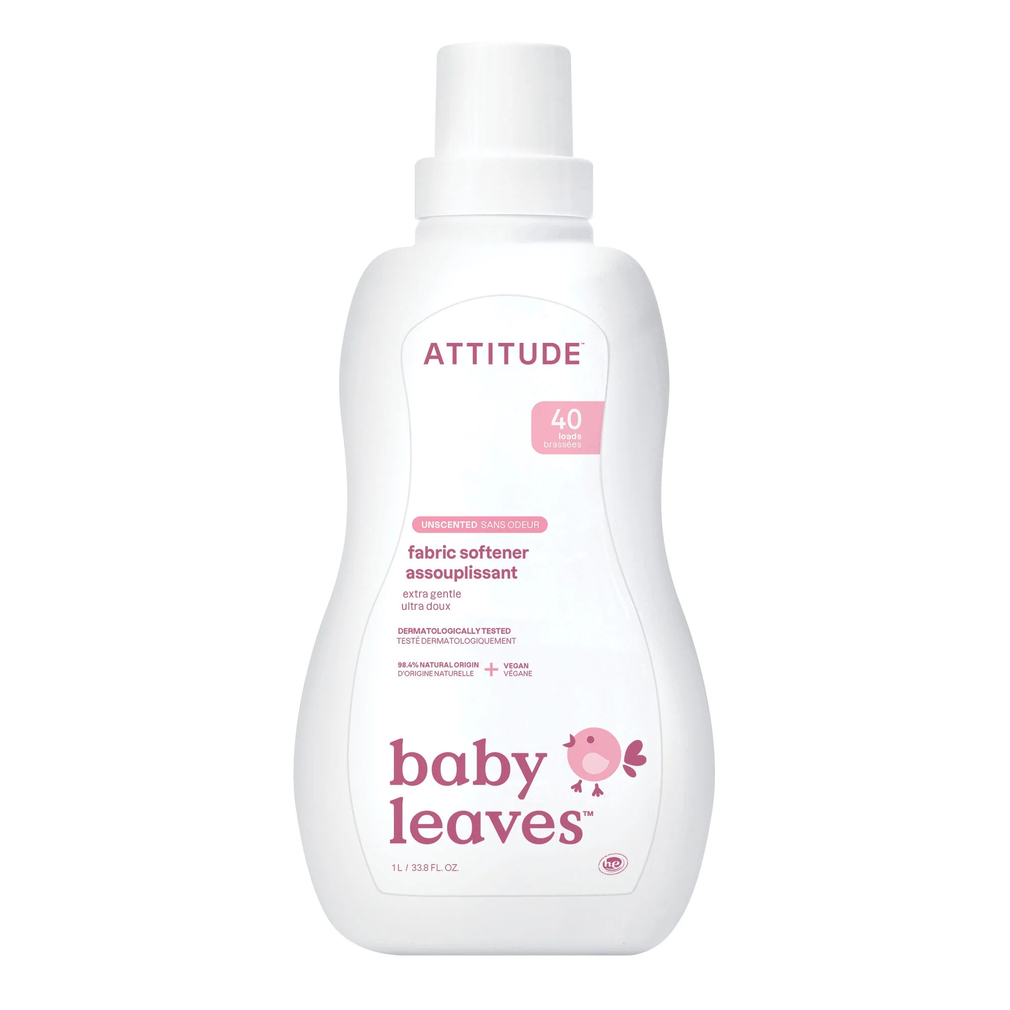 Baby Fabric Softener Unscented-33.8 FL.OZ. - 40 loads - Main image