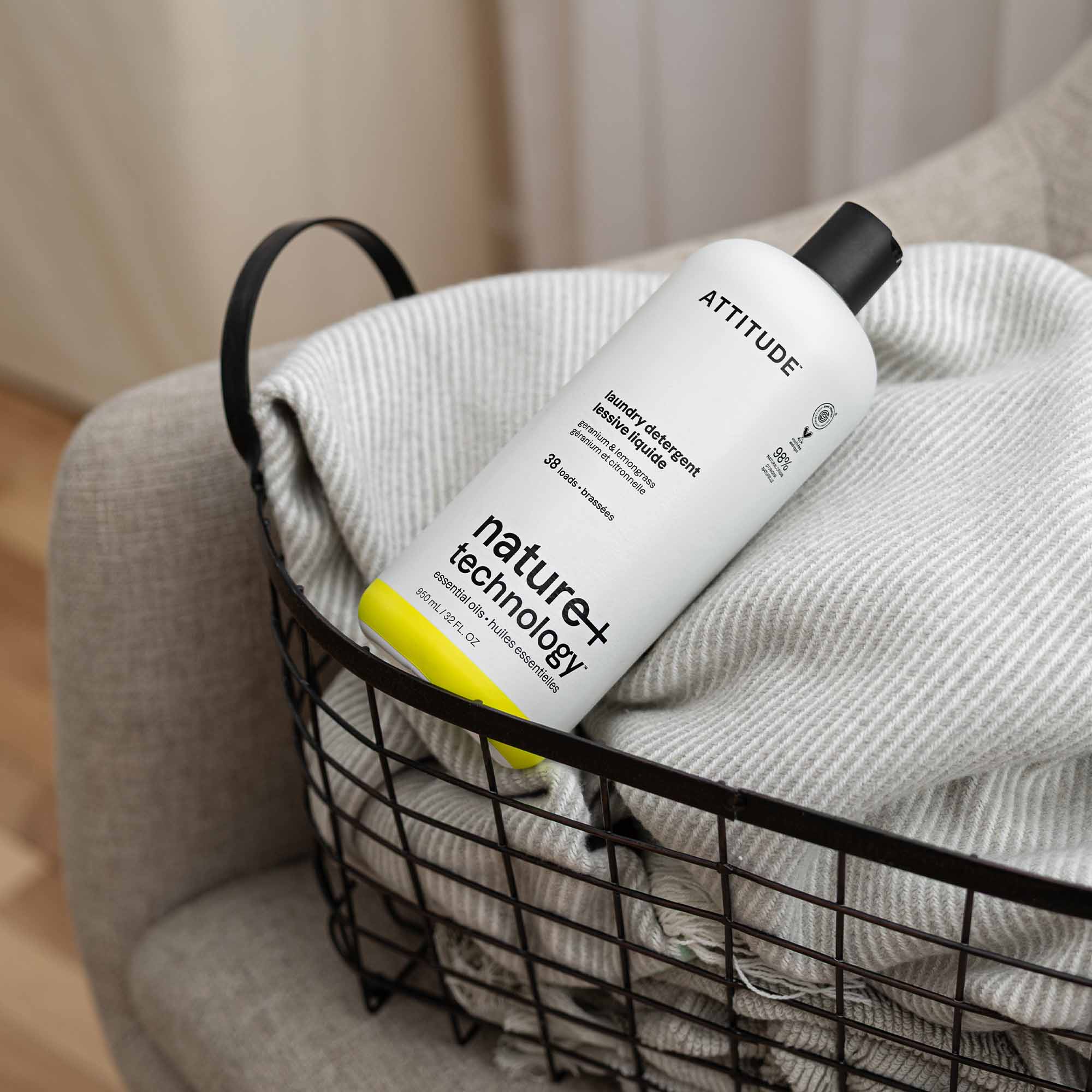 Laundry Detergent - Essential Oils -Geranium & Lemongrass - View 2