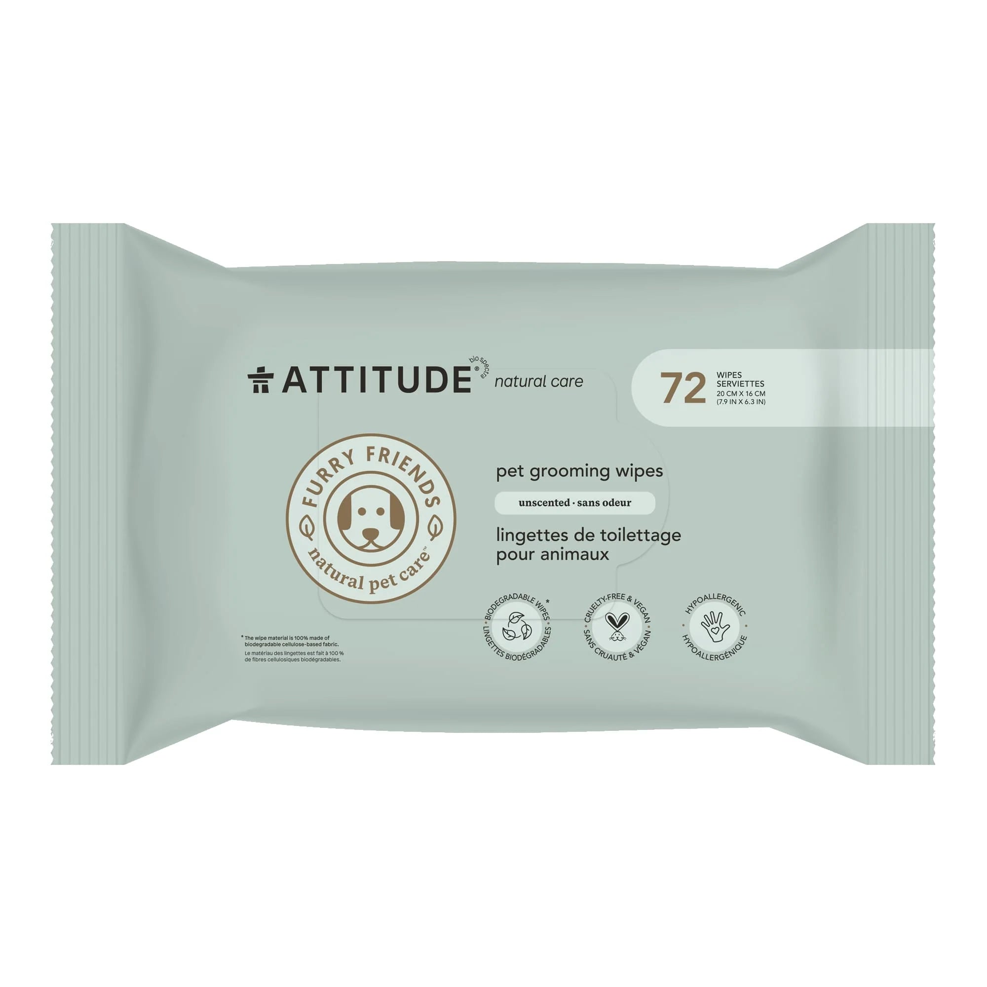 Pet Wipes Unscented-1 unit