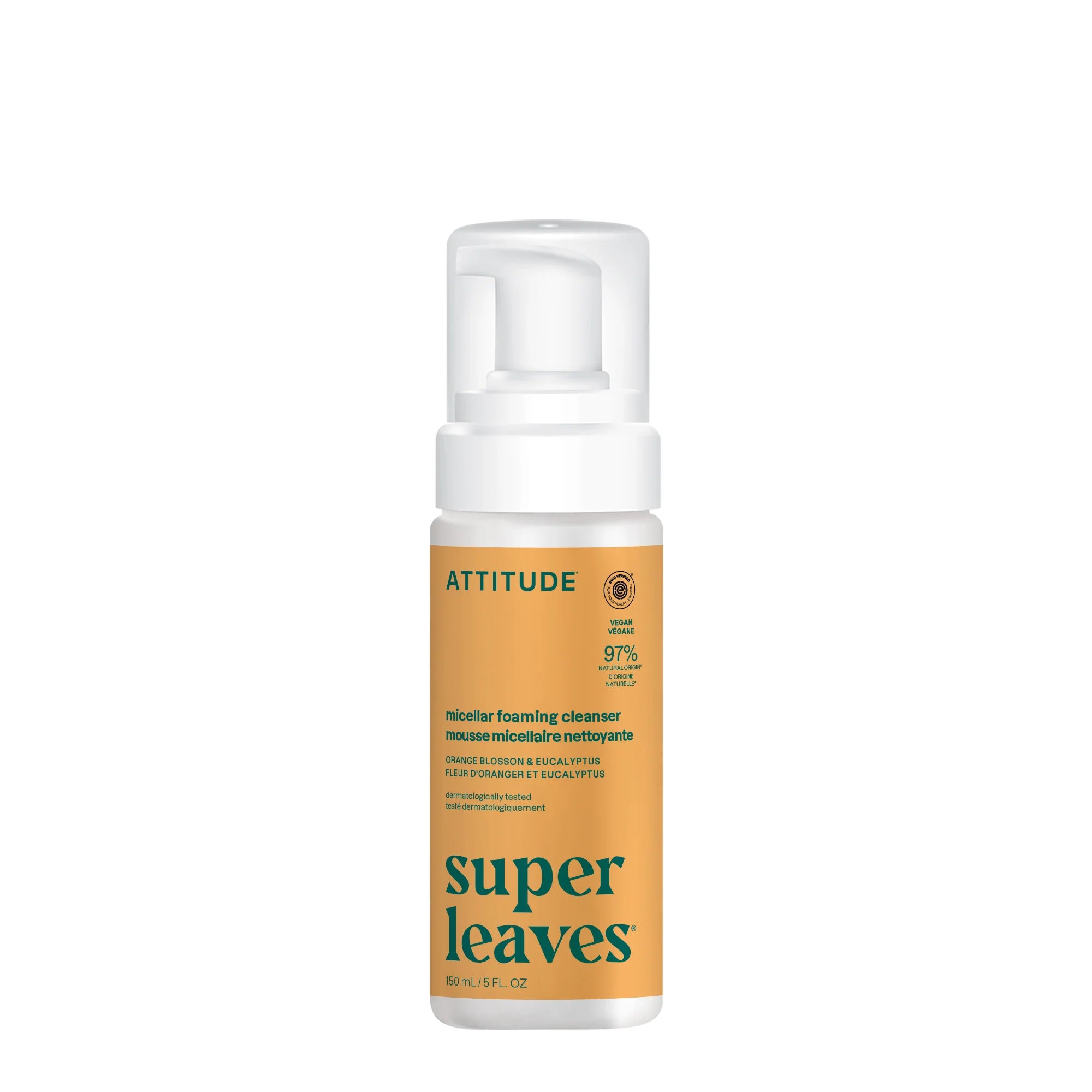 Foaming Micellar Cleanser Orange Blossom & Eucalyptus-5 FL. OZ.