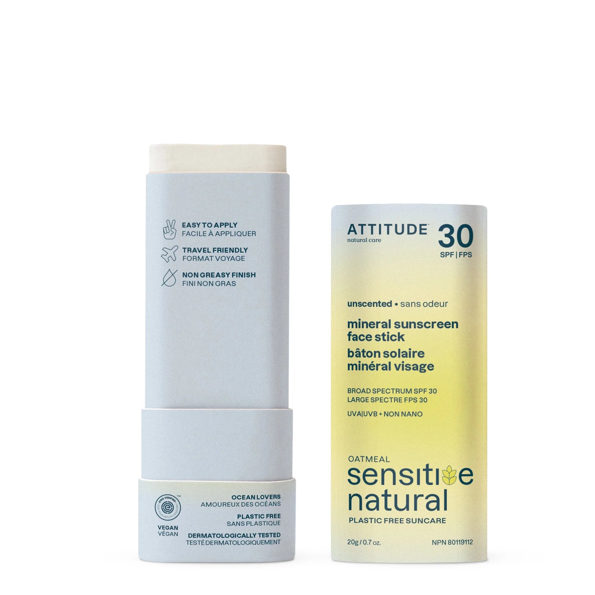 Face Sunscreen Stick - Spf 30 Sensitive Skin Unscented-0.7 OZ - View 3