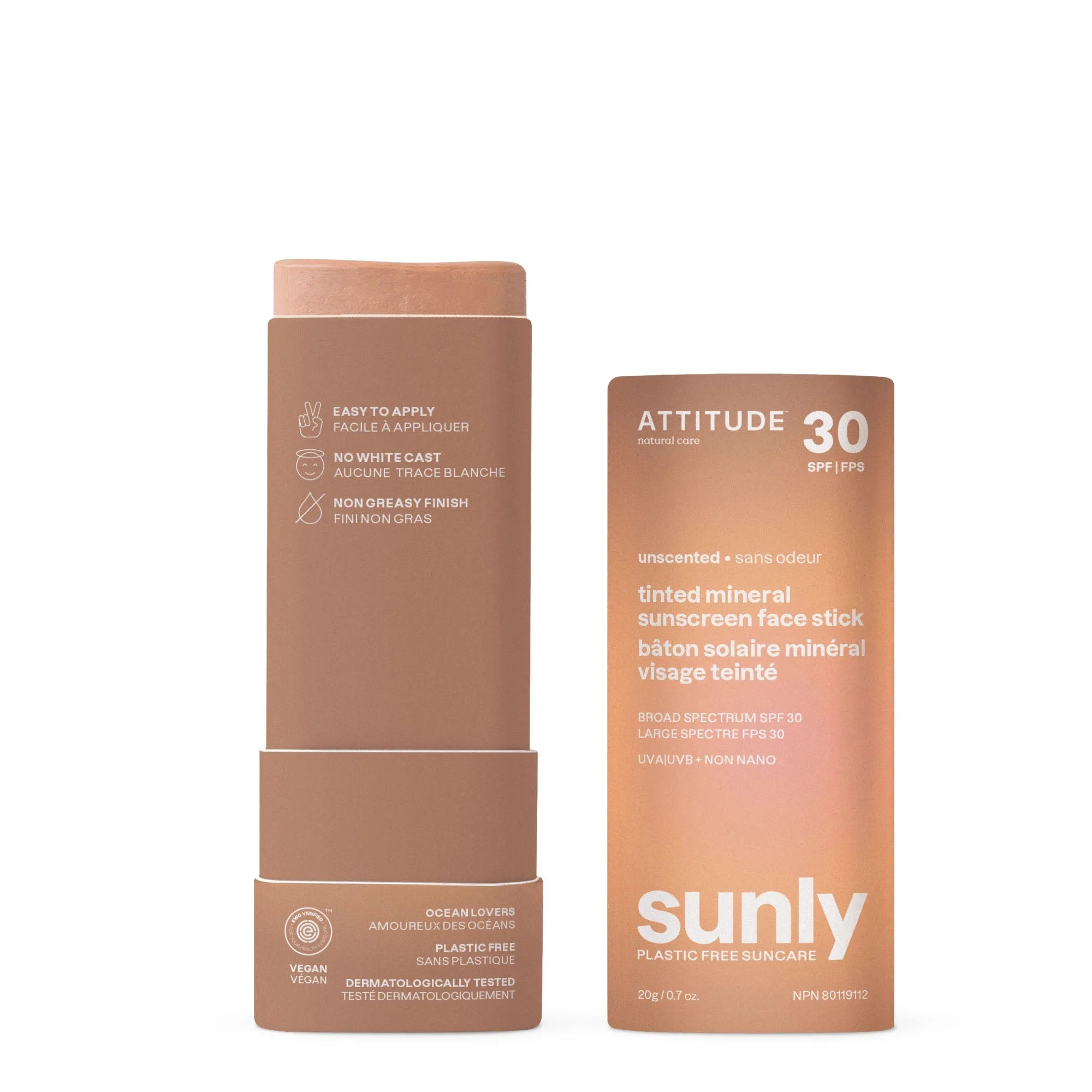 Face Tinted Sunscreen Stick - Spf 30 Unscented-0.7 OZ - View 3