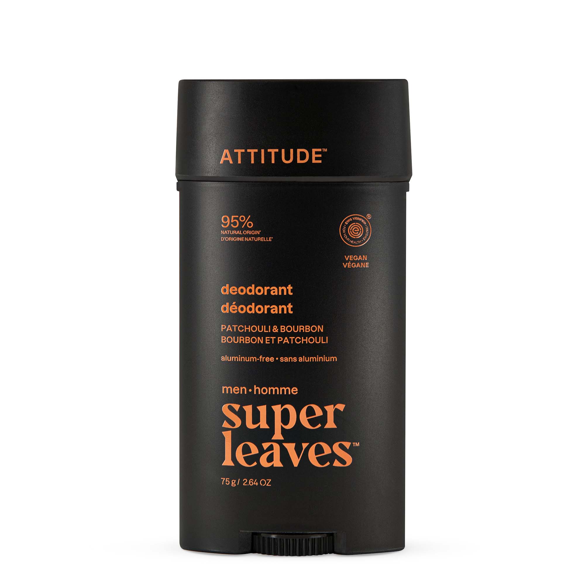 Men Deodorant Patchouli & Bourbon-2.64 OZ.